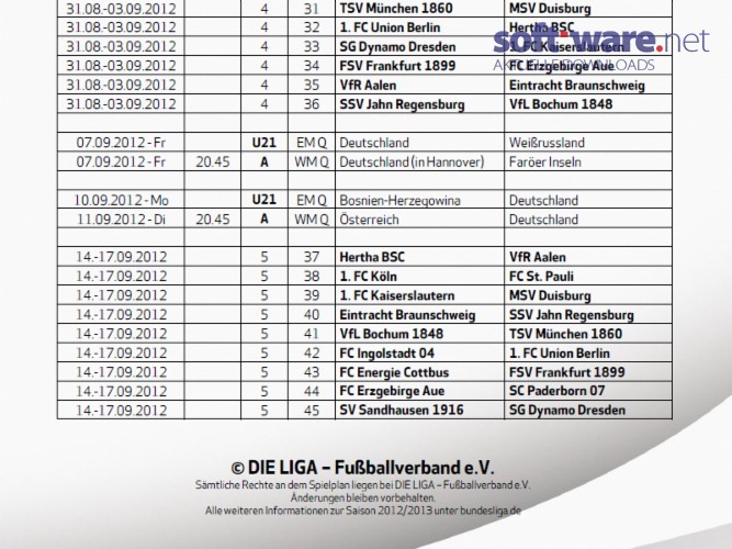2 Bundesliga Spielplan